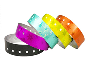 Holographic wristbands